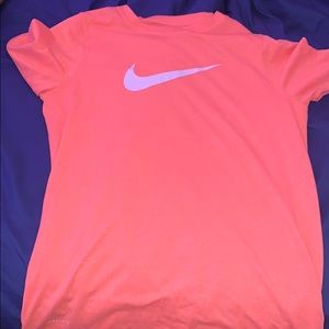 Nike peach shirt
